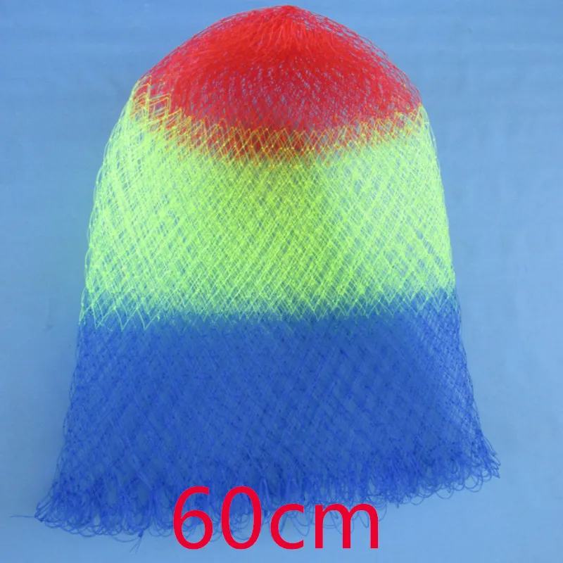 60 cm 3 размера нейлоновые рыболовные сети складные рыболовные инструменты ромбовидная сеть Глубина отверстия Складная посадка на нейлон Dip Net - Цвет: 60 cm