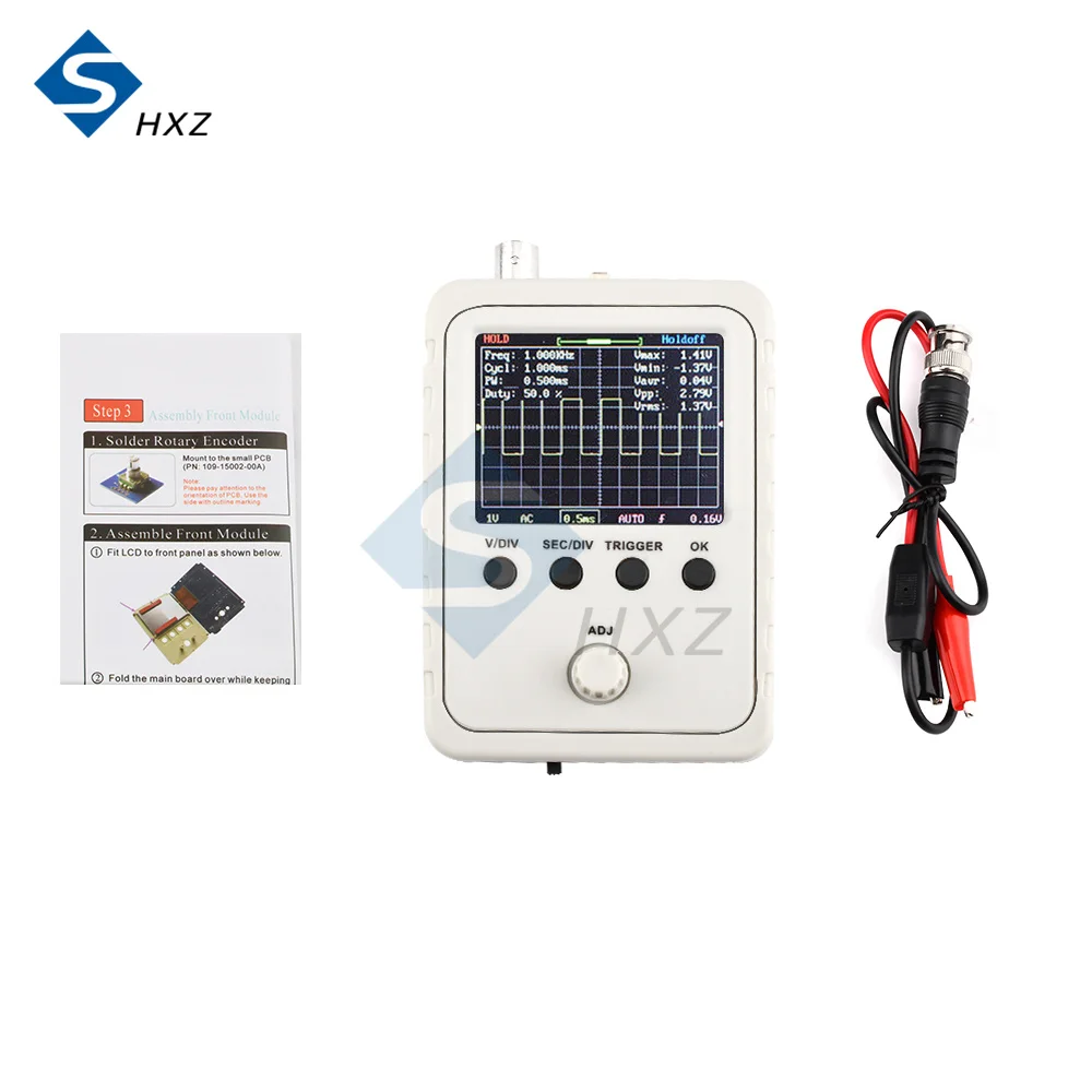 

Fully Assembled DSO150 15001K DIY Digital Oscilloscope with Probe Kit With Housing Case Box