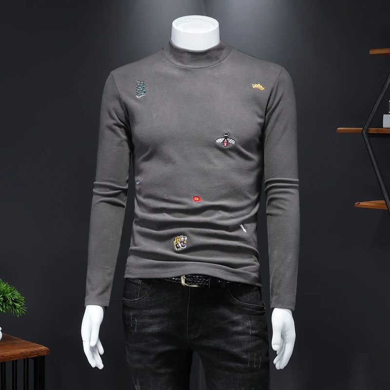 Популярные дизайнерские мужские футболки Новинка Сезон весна-осень футболка с