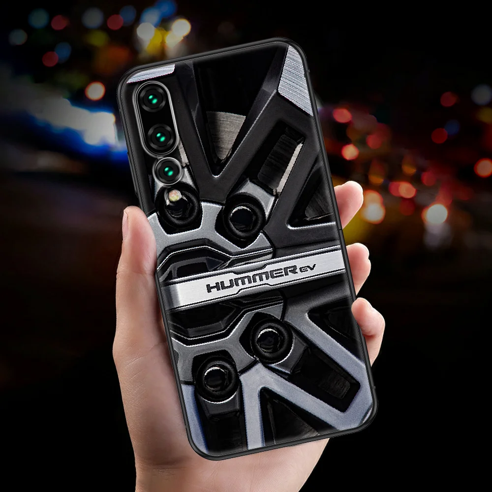 Чехол для телефона с логотипом Hummer H2 Huawei P Mate P10 P20 P30 P40 10 20 Smart Z Pro Lite 2019 Черный