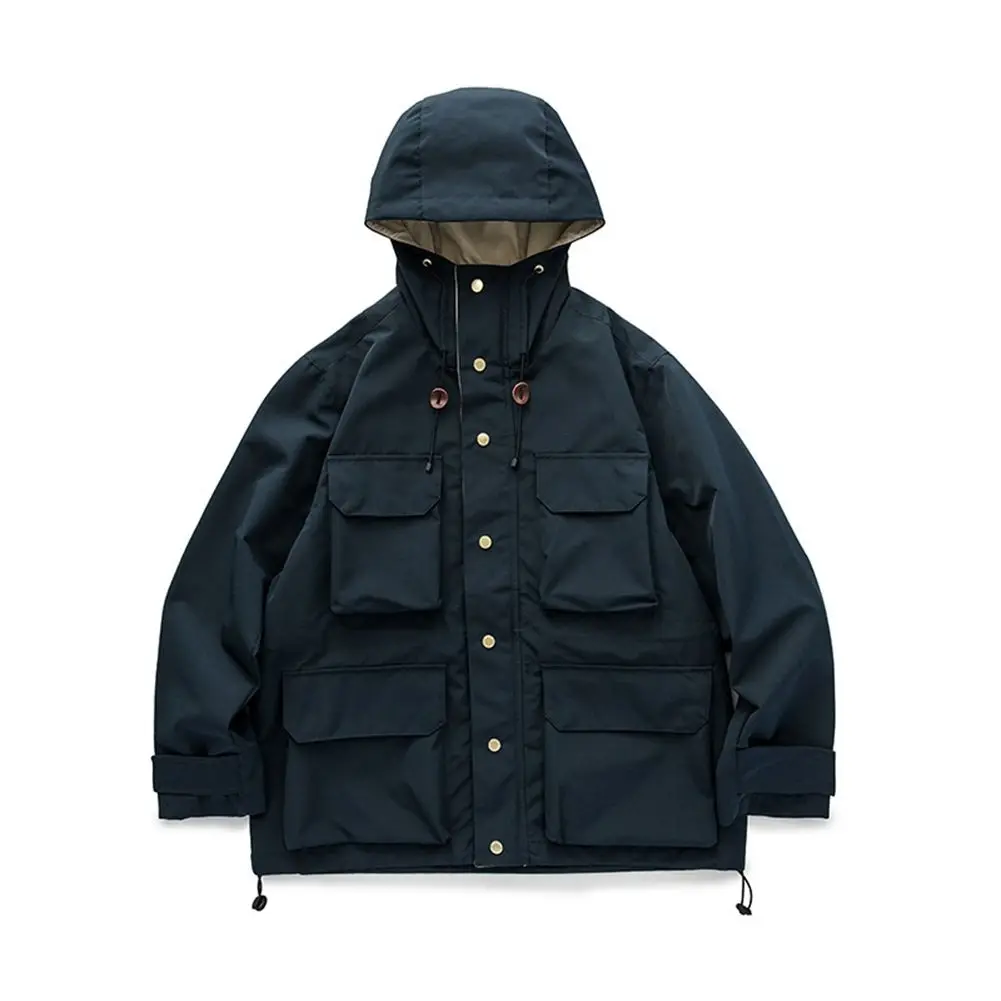 

Hunting Gear Jacket Hunting Winter Thick Coat Men's Navy Blue Combed Cotton Jacket Outdoor Jacket Hunting Clothes