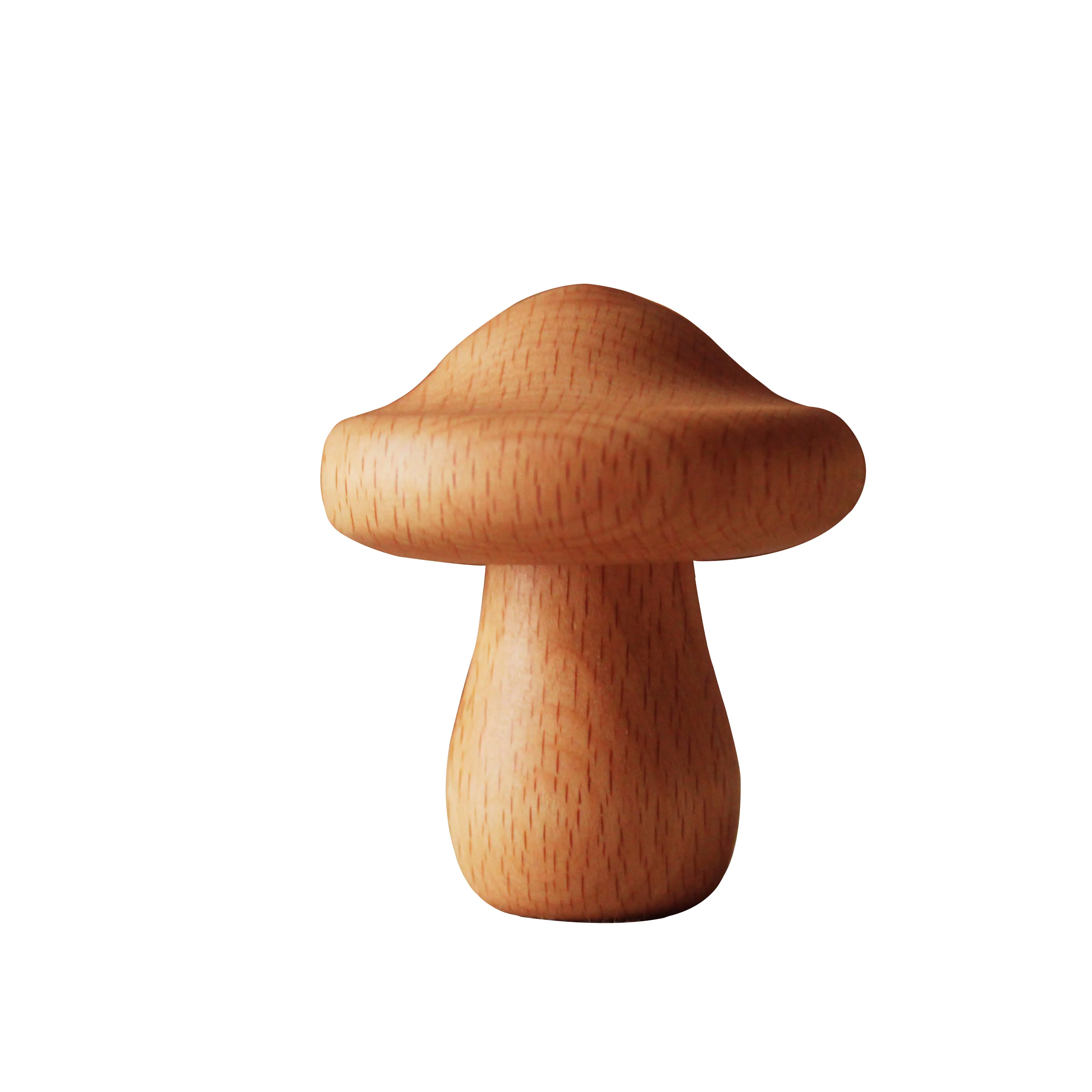 

Log hooks mushroom wall rack modern minimalist entrance bedroom decoration hanging wall hook wooden unpainted