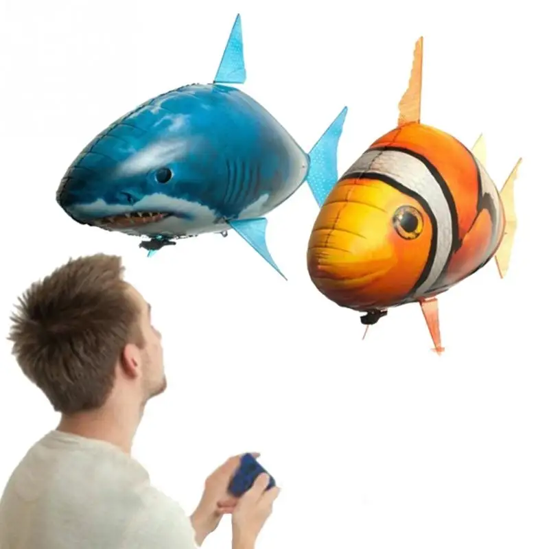 Remote Control RC Toy Inflatable Balloon Air Swimmer Flying Clown Fish | Игрушки и хобби