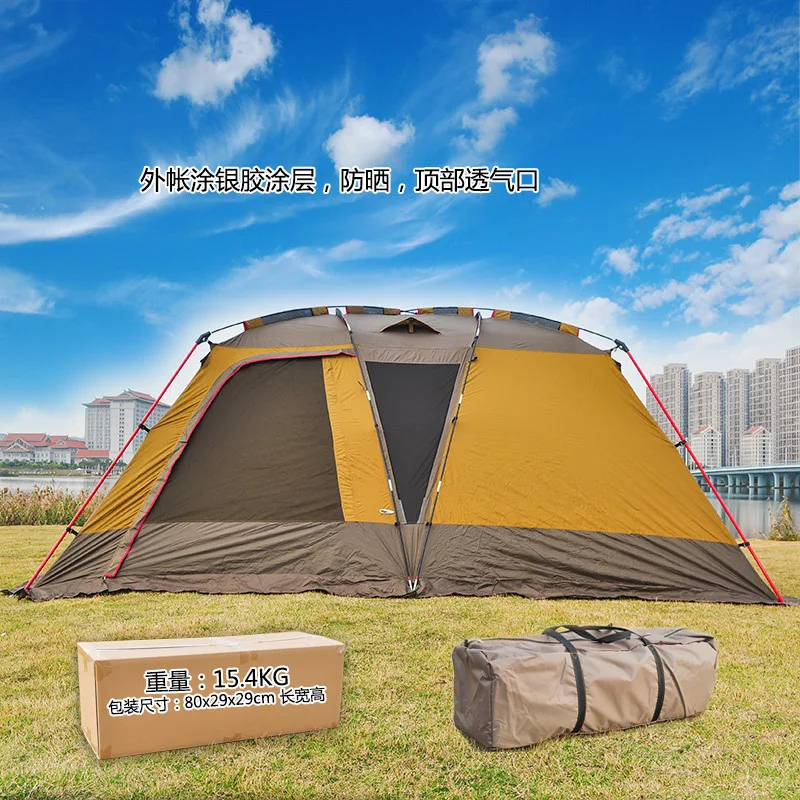 Открытый палатки 3 4 человек палатка с одной для спальни двухслойные