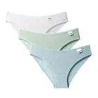 3 шт., женские хлопковые трусики, 6 цветов