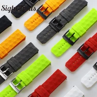sight focus 24mm silicone rubber watch strap for suunto 9 baro watch band suunto 7 watchband spartan watch band traverse strap