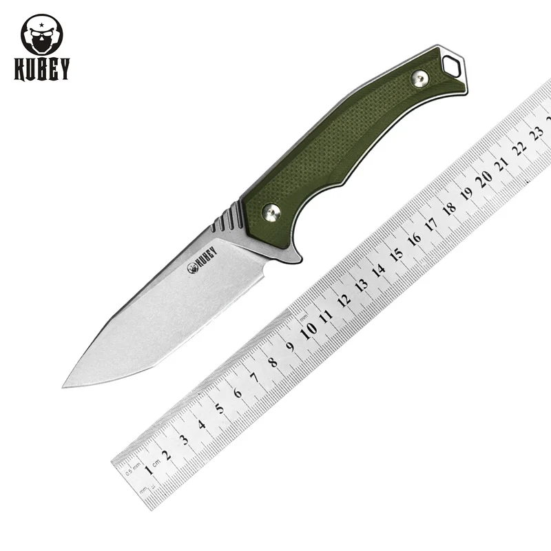 Уличный нож Kubey KU184 с фиксированным лезвием лезвие Танто D2 рукояткой Kydex Full Tang G10