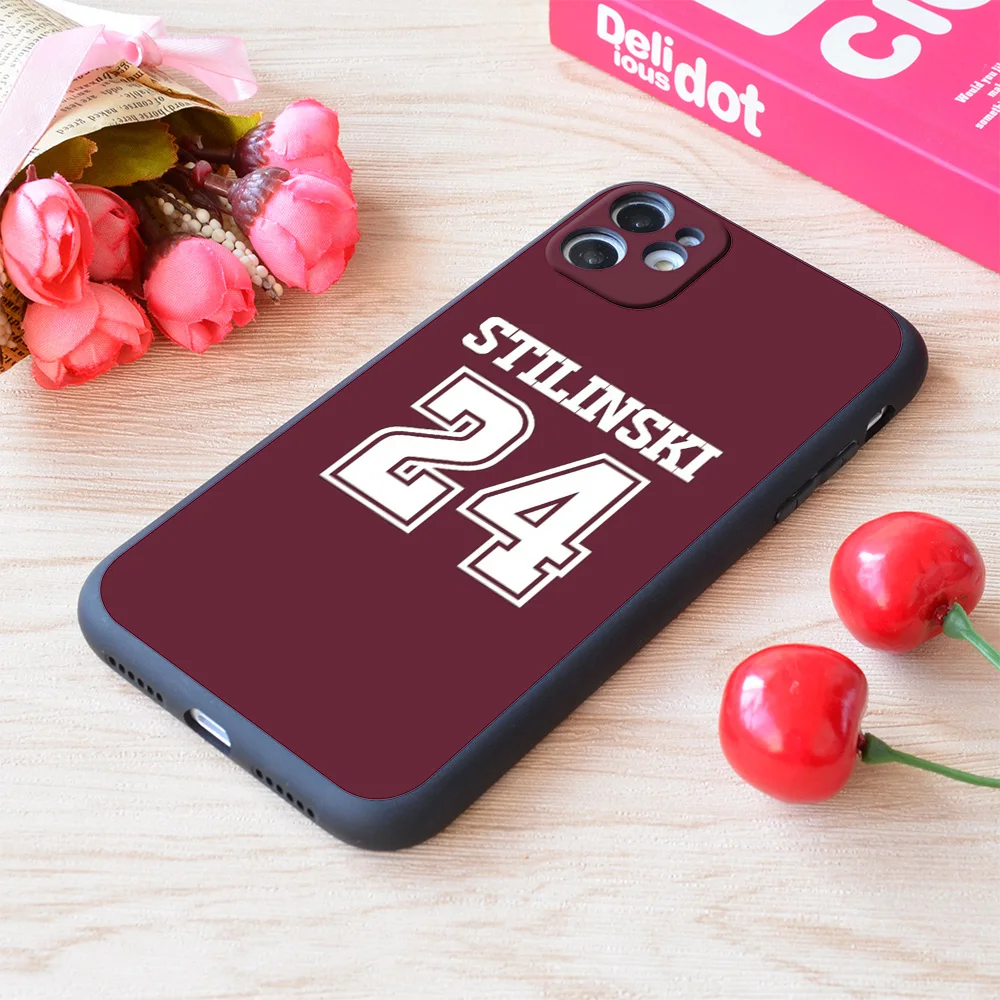 

For iPhone Stiles Stilinski Lacrosse Jersey Back Print Soft Matt Apple iPhone Case