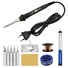 Электрический паяльник, с регулируемой температурой, 80 Вт