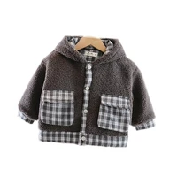 new kids jacket tops autumn infant boys clothing winter baby girl clothes children thick warm hooded coat toddler casual costume