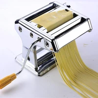 2 blades hand cranking noodle press manual noddle maker machine stainless steel noodle machine safe energy saving pasta maker