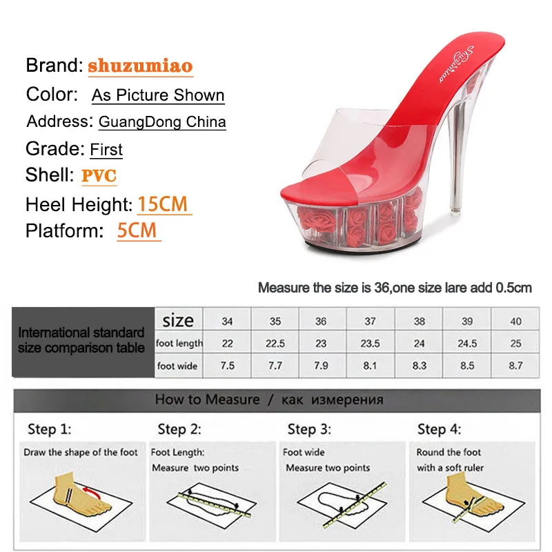 Шлепанцы женские на платформе и высоком каблуке 15 см свадебные сандалии