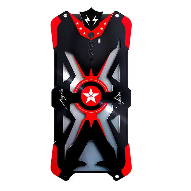 shockproof metal armor reno ace2 case for oppo realme x2 pro case aluminum reno ace cover coque for oppo realme x2 pro funda ace free global shipping