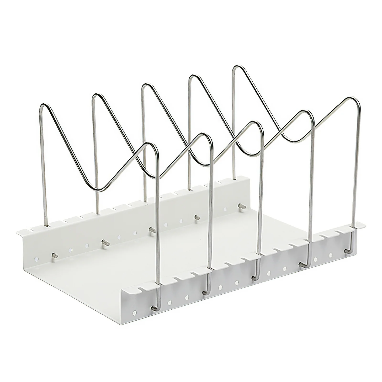 

Разделительная полка для хранения крышек кастрюль Антикоррозийная кухонная полка для кастрюль нескользящий Настольный дренажный лоток с ...