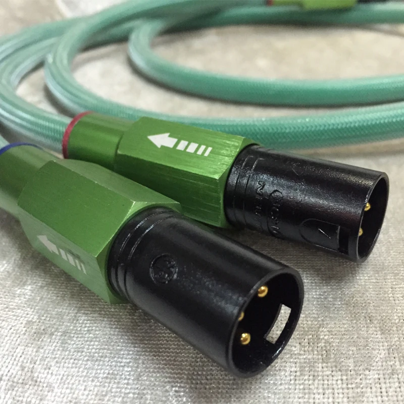 Макинтош аудио 4n Медь соединение Xlr кабель с зеленым Штекер hi-end зарядный разъемом