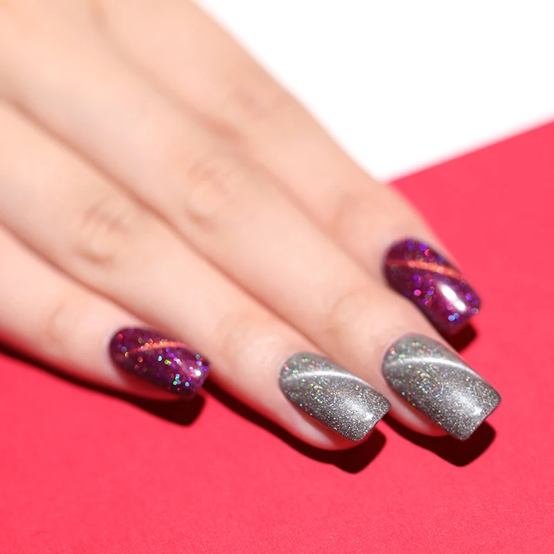 MAD DOLL 8ml Cat Eye Nail Gel Polish Blinking Magnetic Effect UV Varnish Soak Off varnish Art | Красота и здоровье