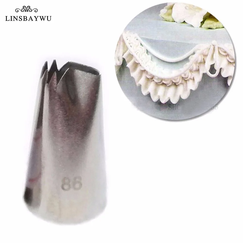 

#86 Нержавеющая сталь глазури трубопроводов сопла крем металлические наконечники насадки для украшения тортов Кухня инструменты сделай-са...