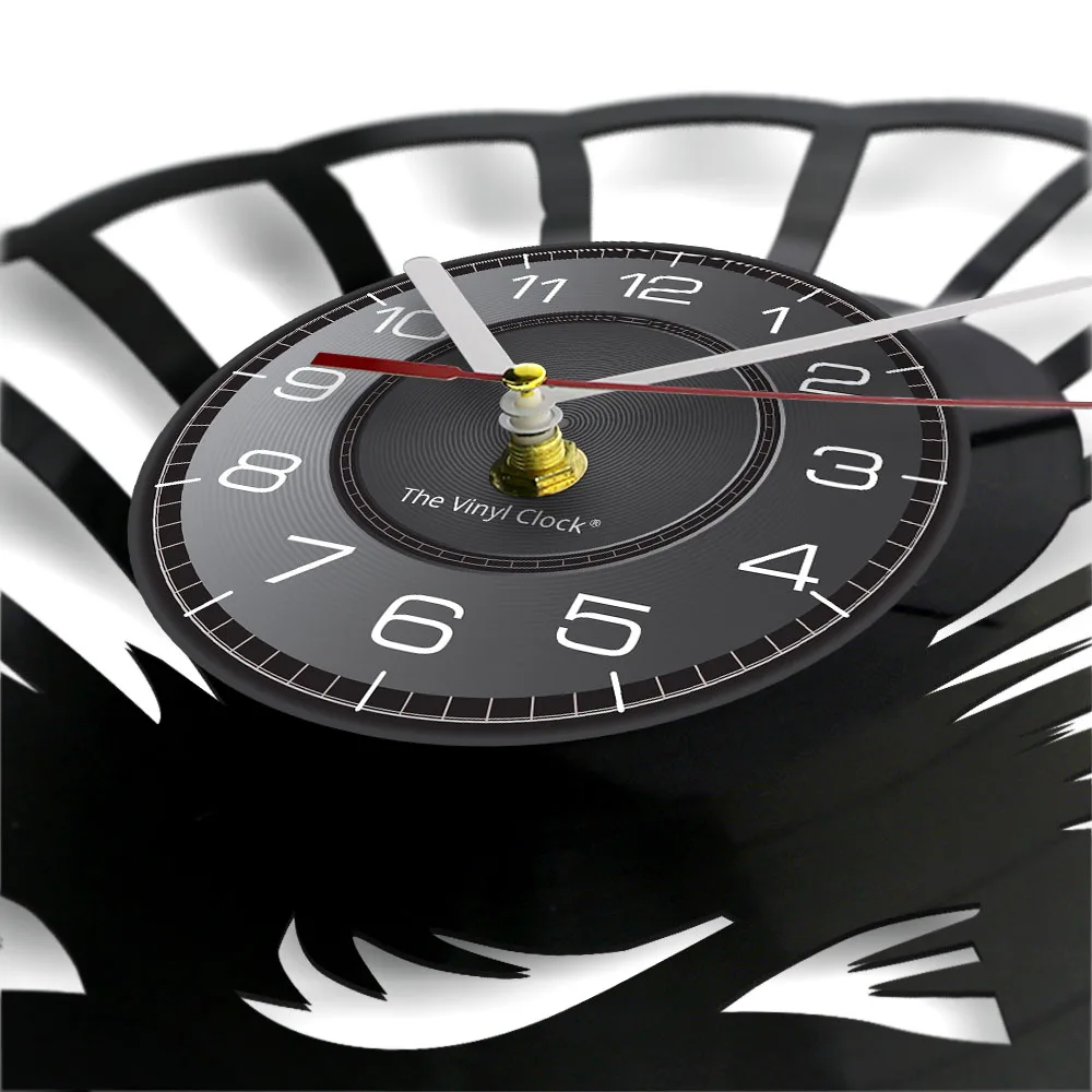 Настенные часы с виниловой пластиной морские ракушки моллюски домашний декор