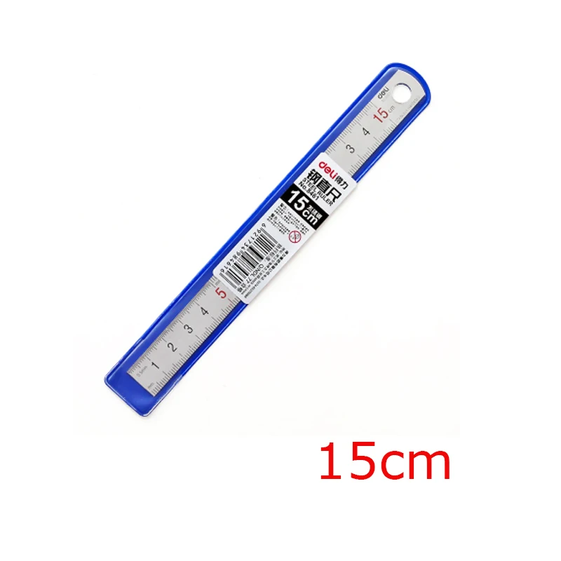 

Металлические линейки Deli Steel 15/20/30 см