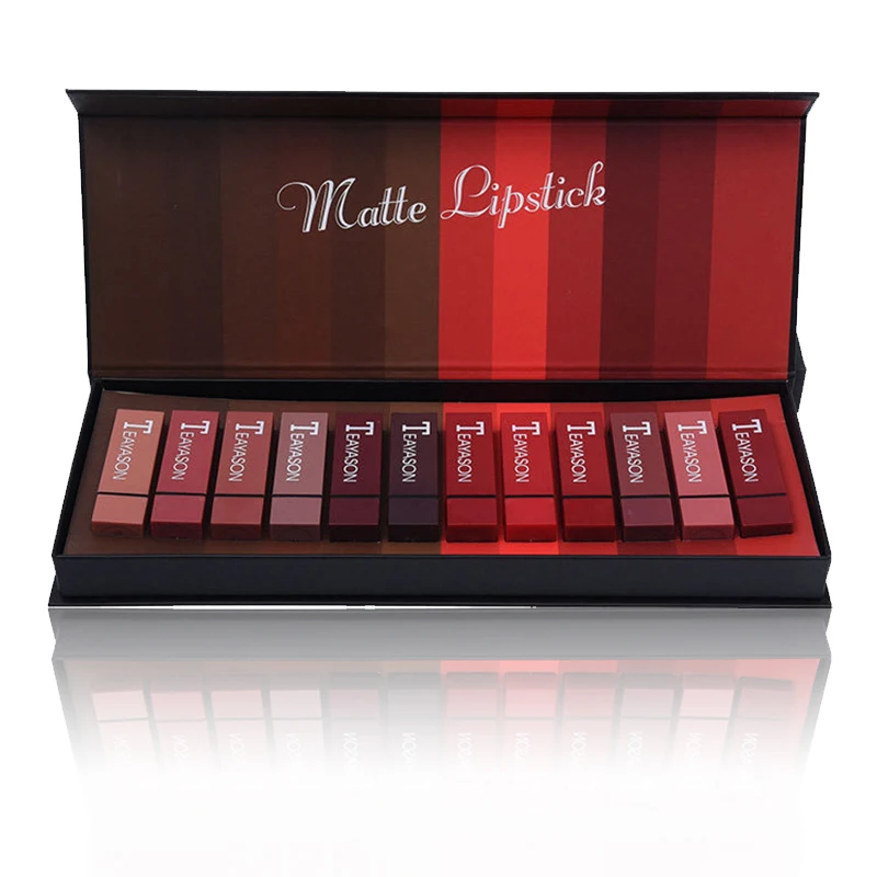 Брендовая женская мода 12 шт. ультра бархатная матовая губная помада набор