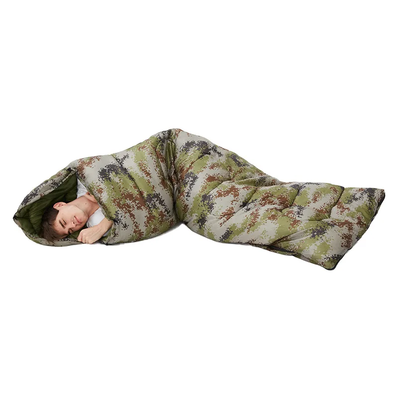 

Outdoor Travel Camping Camping Camouflage Sleeping Bag Ultra Light Waterproof 4 Seasons Warm Envelope Backpack Sleeping Bag