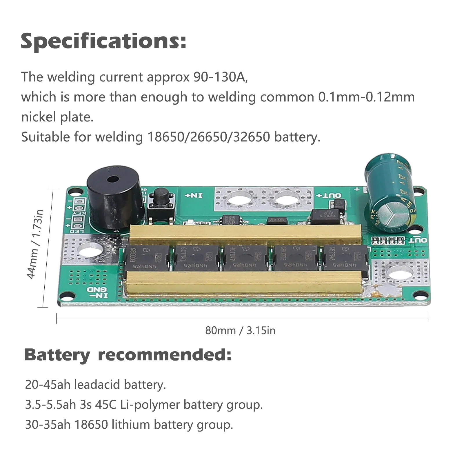 Портативная ручка для точечной сварки сделай сам 12 В хранилище аккумулятора