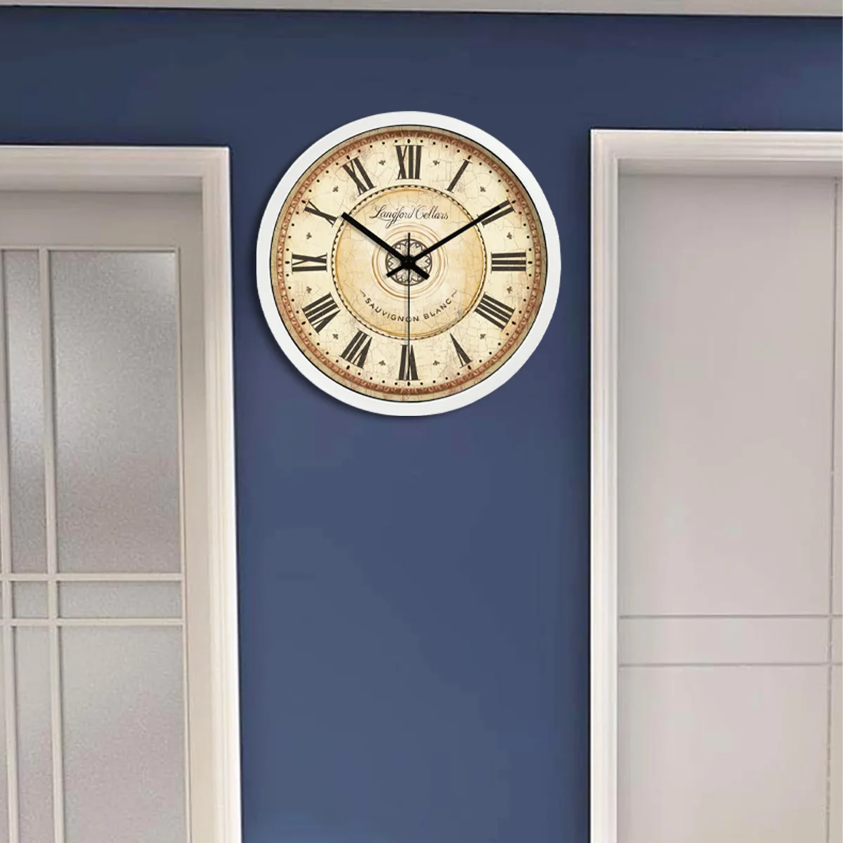 American hanging clock simple living room retro personality modern quartz creative European pastoral | Дом и сад