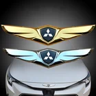 Эмблема передней капота автомобиля, хромированный значок, наклейка для Mitsubishi Lancer 9 ASX L200 Colt Pajero Outlander Eclipse, внешние аксессуары