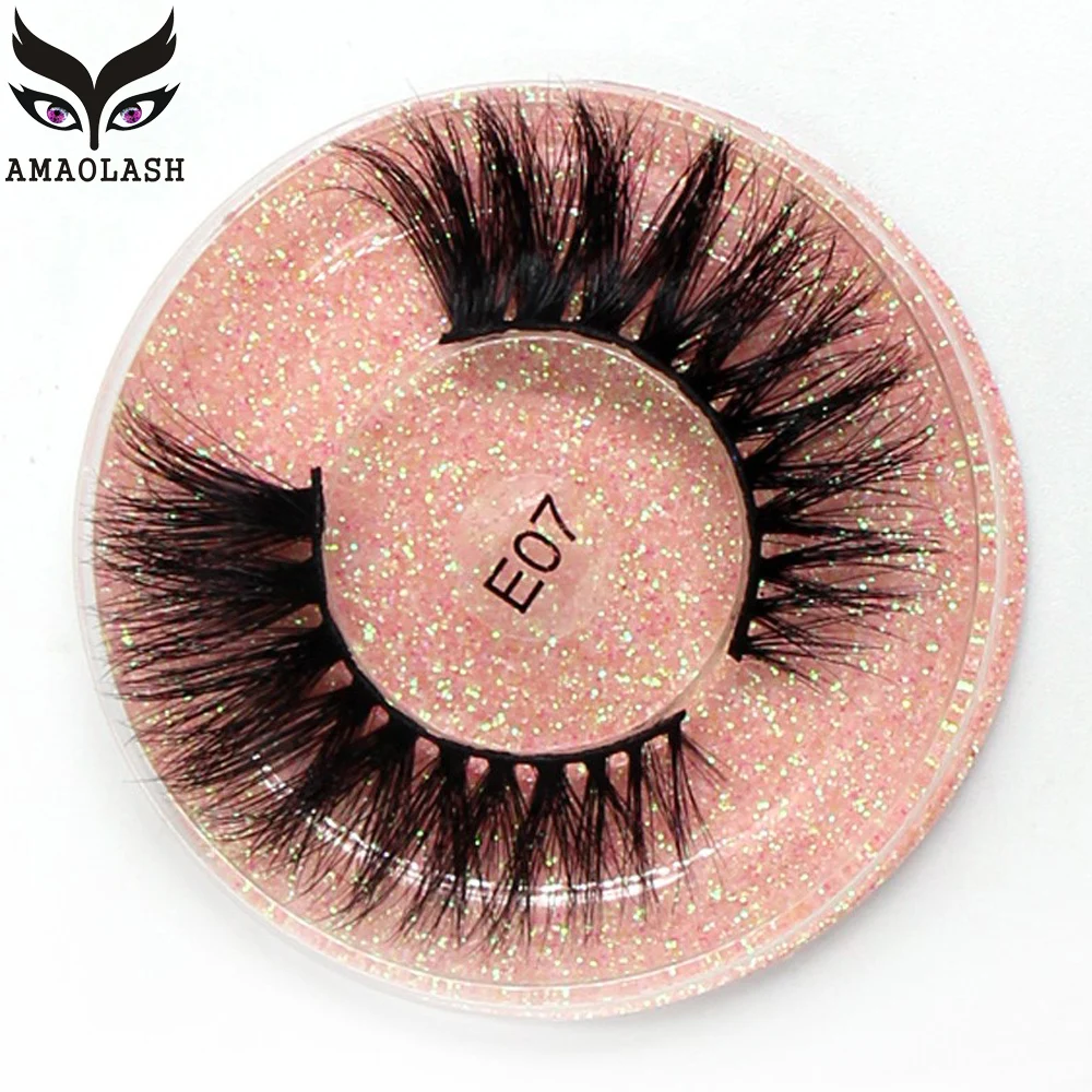AMAOLASH накладные ресницы 3d норковые перекрестные пушистые тонкие полноразмерные