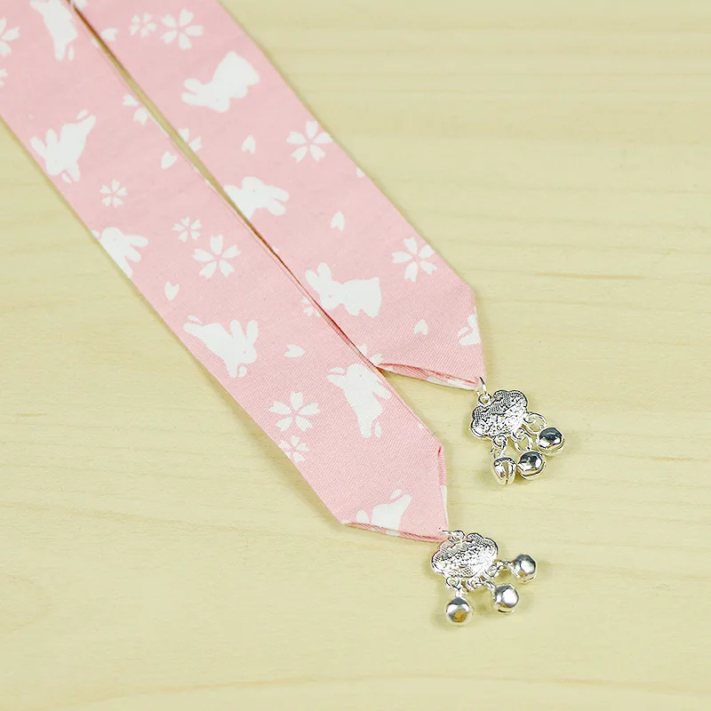 

Printed Chinese Clothing Cherry Blossom Hair Band Women's Hair Accessories CHILDREN'S Hair Ribbon Bell COS Accessories