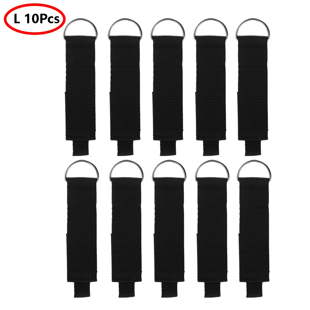 10pcs Heavy Duty Storage Straps Hook Extension Cord Holder and Loop Cable Tie Hose Rope Wrap Hanger Basement RV Garage | Дом и сад
