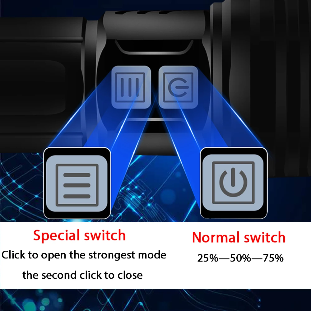 Новый мощный фонарик XHP100 xhp90 перезаряжаемый от usb тактический охотничий 18650 xhp70