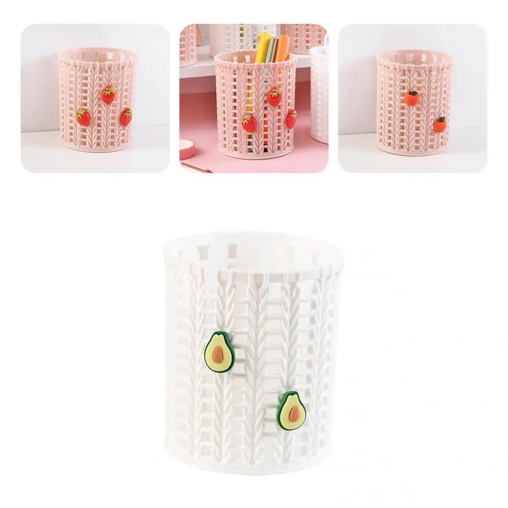 

Durable Great Pen Stationery Storage Stand Desktop Ornament Practical Stationery Container Eco-friendly for School