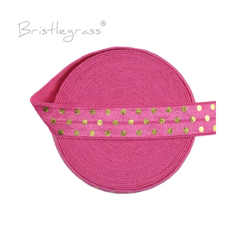 Повязка на голову с принтом в горошек 5 ярдов 5/8 дюйма 15 мм|hair ties|headband hairsatin band |