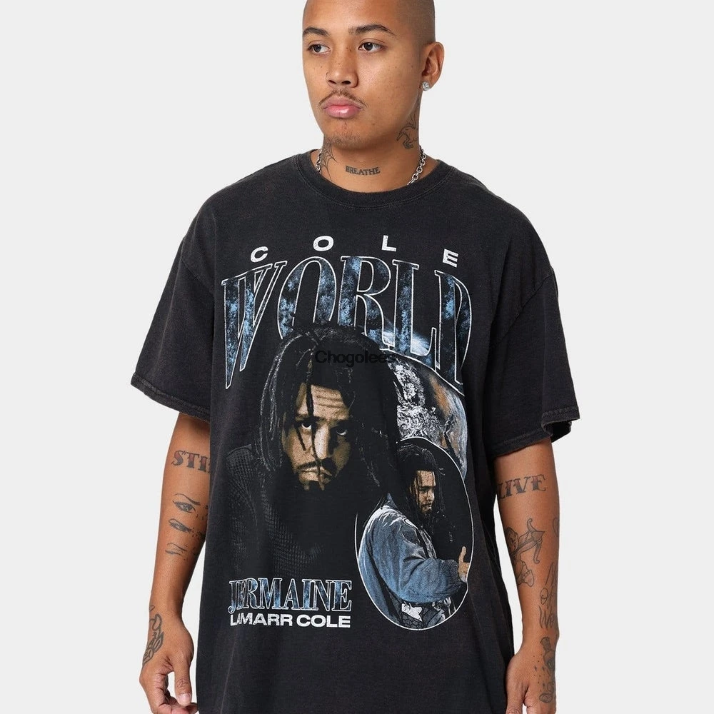 

Cole World Jermaine Lamarr Cole Vintage T Shirt J. Cole Rapper Shirt