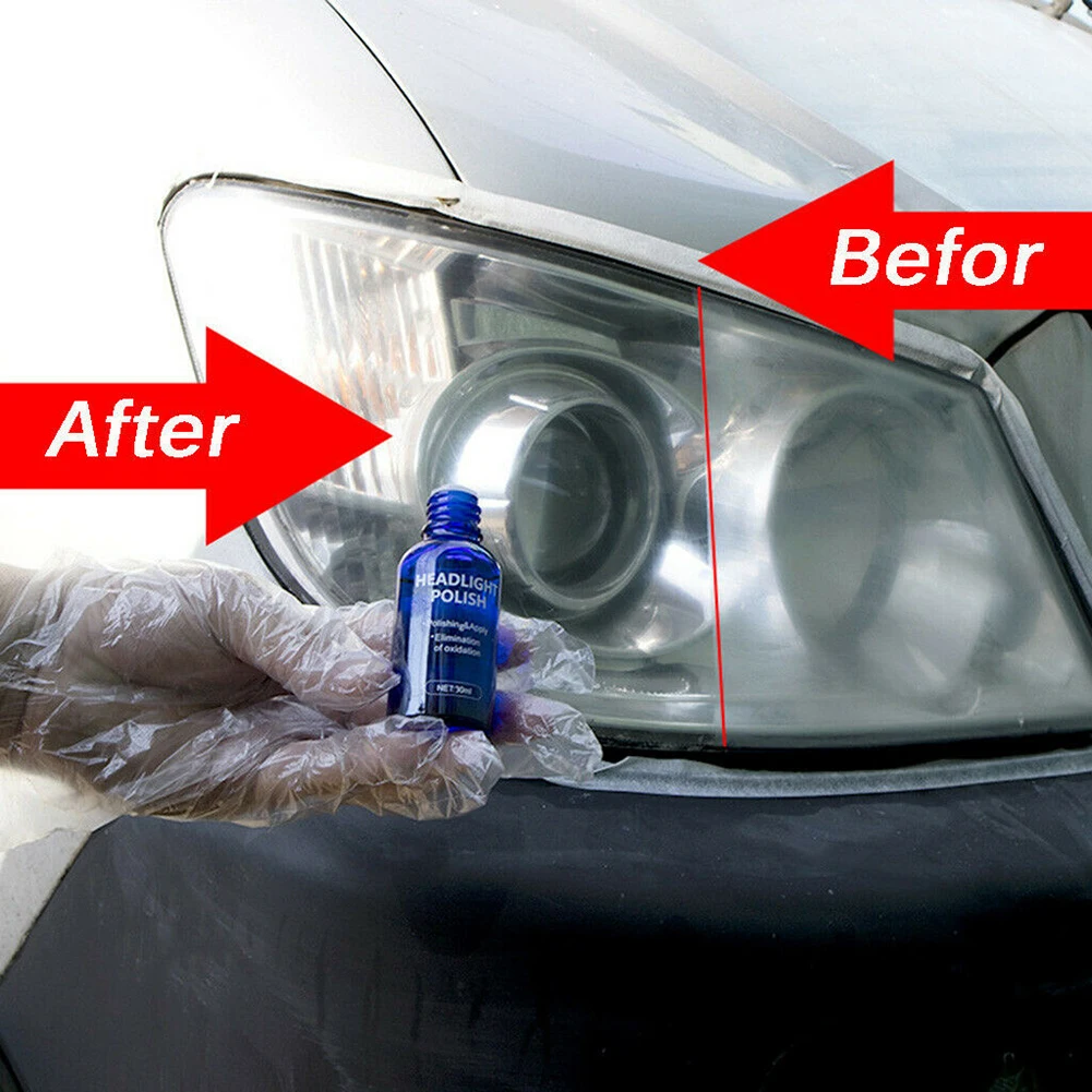 

9H Car Hardness Headlight Lens Restorer Repair Liquid Polish Auto Cleaner Set Safe and Environmentally Friendly High Quality