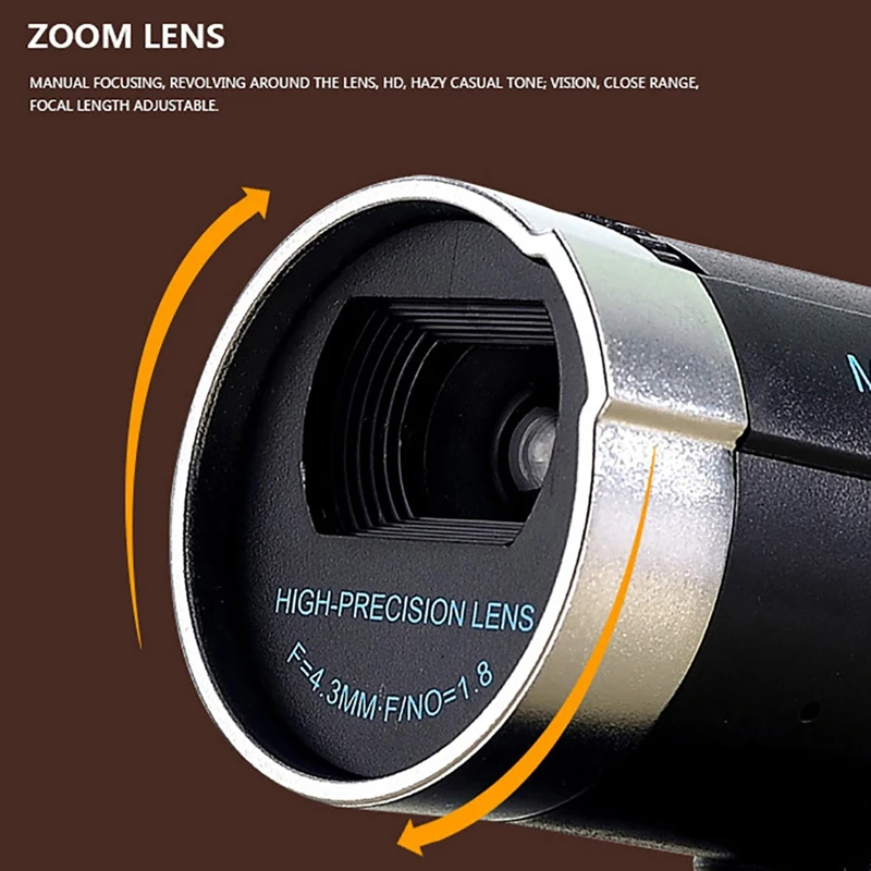 

B18S HD Camera Built-in Microphone Smart Camera 360 Degree MIC Clip-on Night Vision Webcam