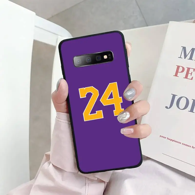 

Basketball 23 24 Lucky Number Phone Case For Samsung S6 S7 edge S8 S9 S10 e plus A10 A50 A70 note8 J7 2017