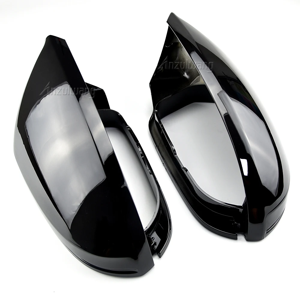 

Gloss Black Side Wing Rear View Rearview Mirror Cover Case Caps For Audi A6 RS6 S6 C7 C7.5 4G 2011-2015 2016 2017 2018