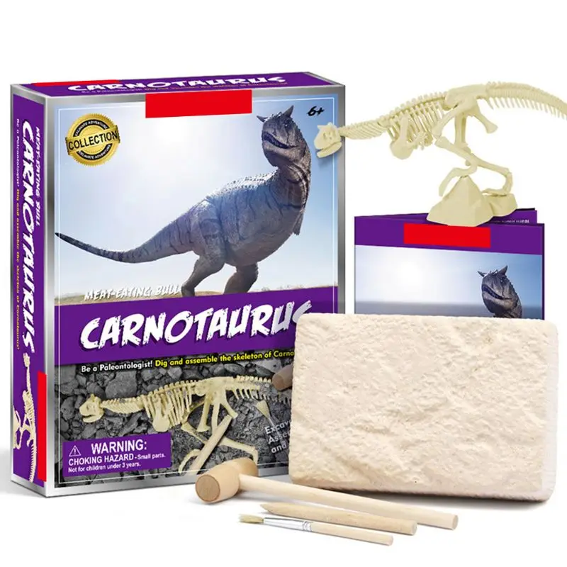 

2021 DIY Dinosaur Crocodile Novelty Digging Fossils Excavation Toys Kids Learning Educational Funny Gifts