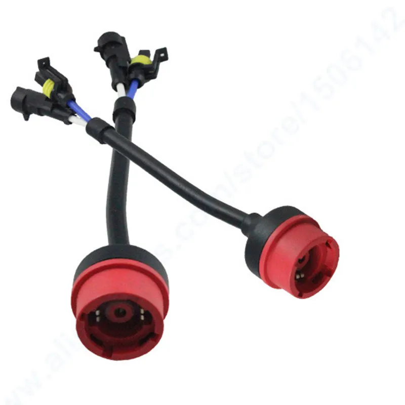 Rockeybright 2 шт. D2S D2R D2C D4S HID лампы жгут проводов AMP реле Жгут кабели базовые адаптеры