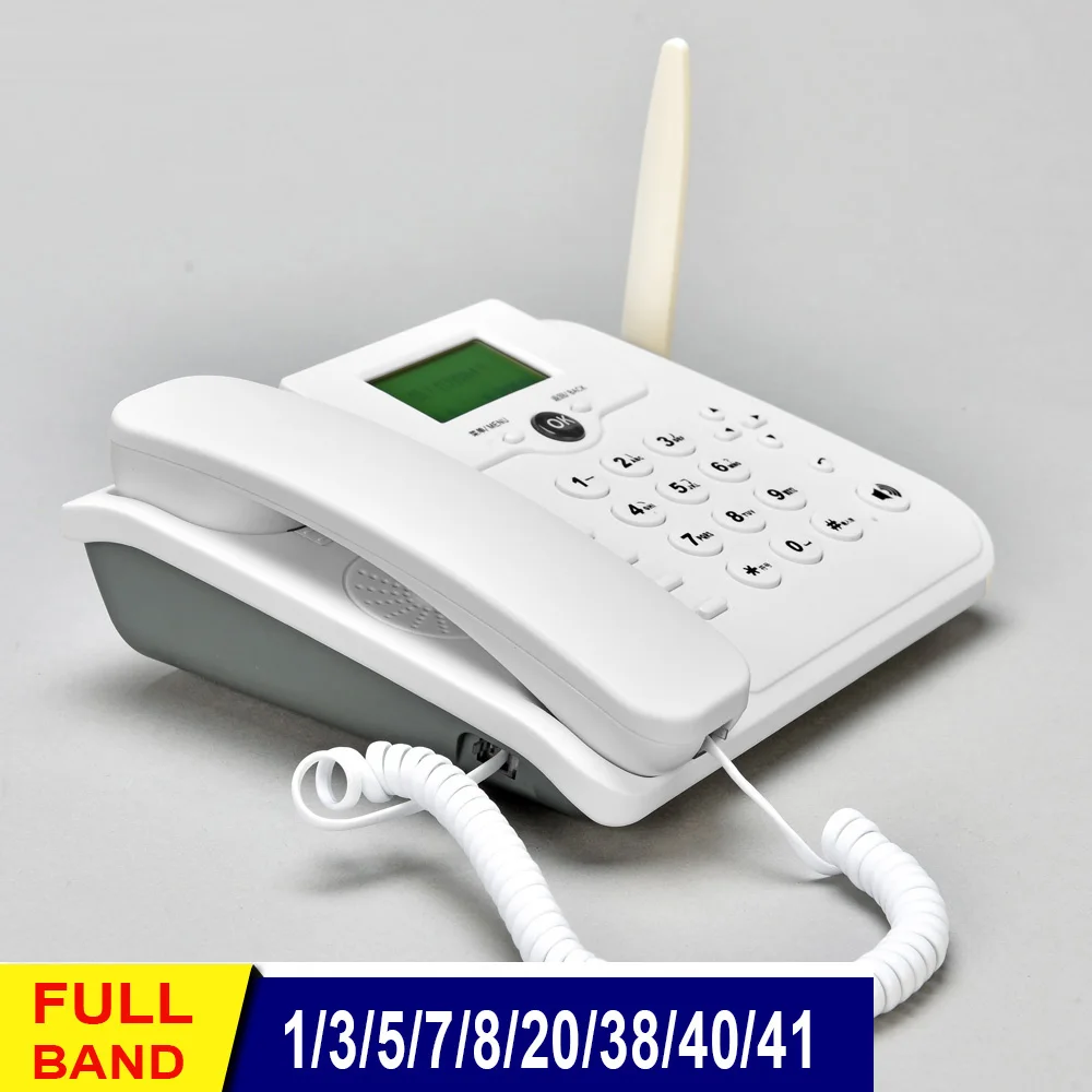 

Home Wireless LTE Modem 4g Wifi Router 2G/3G GSM Cordless Fixed Voice Call Desk Telephone Landline Phone Sim Card Booster