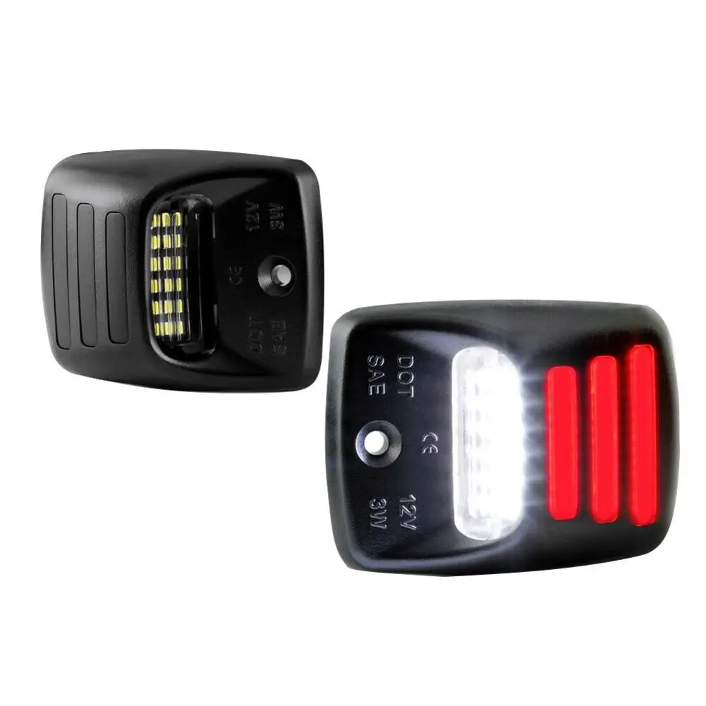 2 шт. 12 В светодиодный светильник номерного знака лампы без ошибок автомобильные