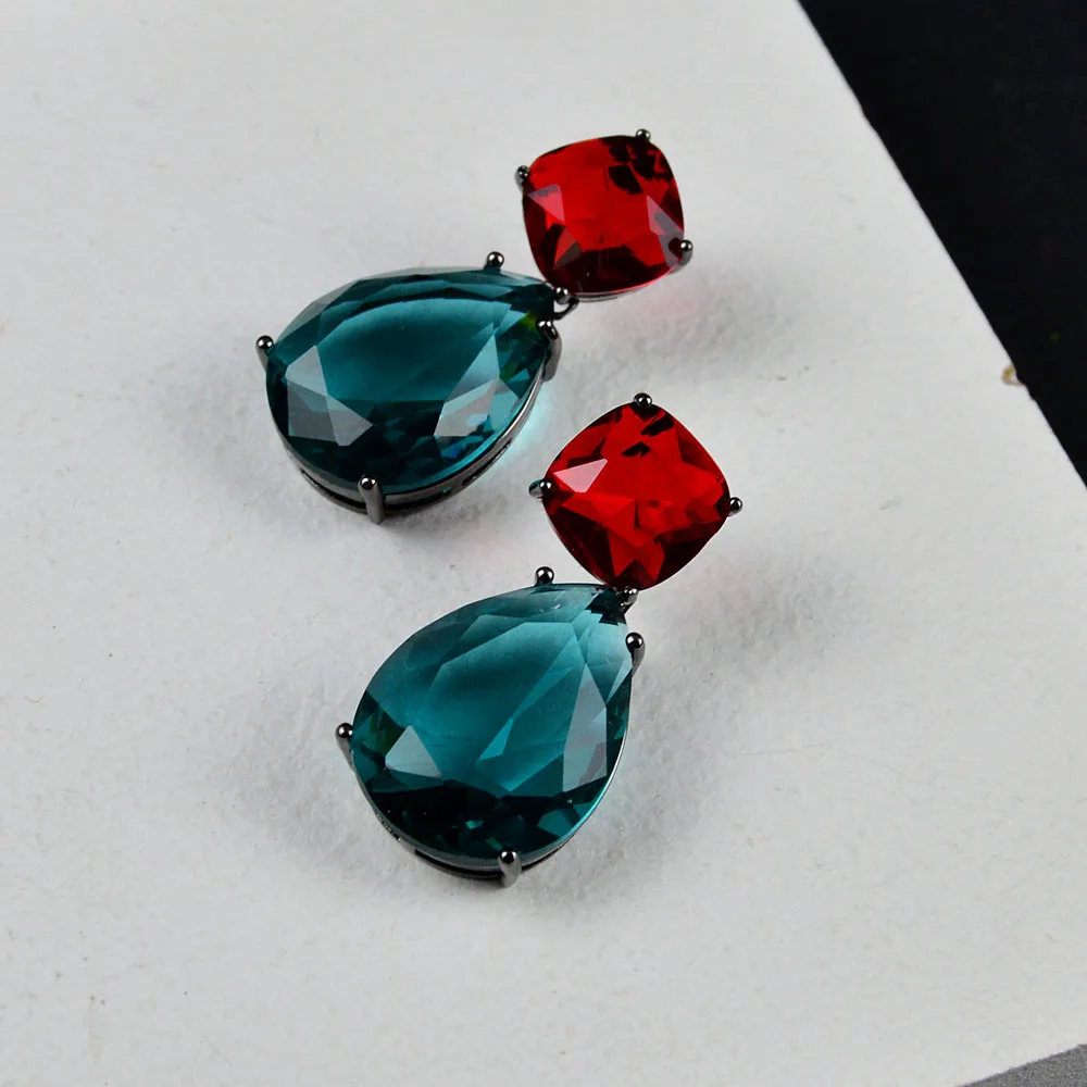 

CINKILE New Fashion Cubic Zirconia Small Water-drop Drop Earrings for Women Bridal Luxury Fashion Wedding Jewelry Copper Earring