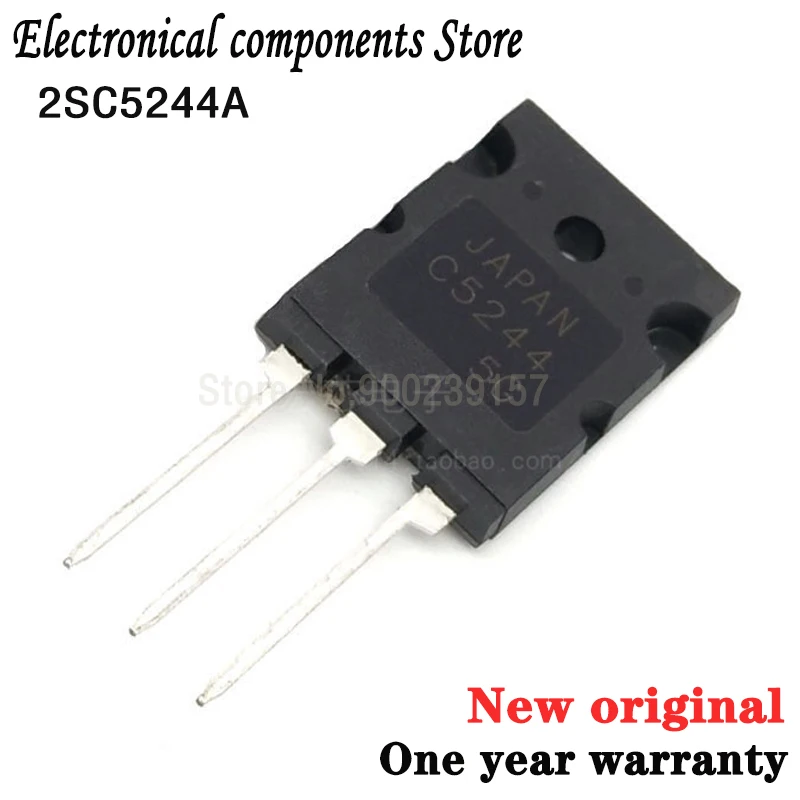 100% новый оригинальный один год гарантии 10 шт. 2SC5244A C5244A C5244 TO-3P 1600V 30A | Электроника