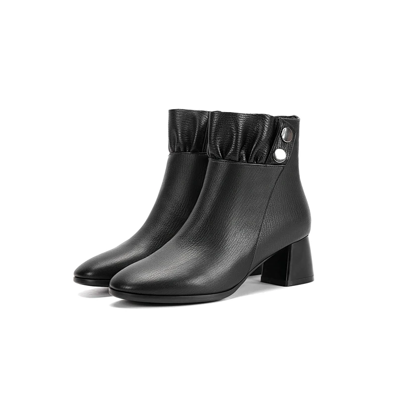 

New Women Boots 2019 Autumn High Heels Women Ankle Shoes Size 34-40 Boots women winter boots Black Boots Fashion winter boots