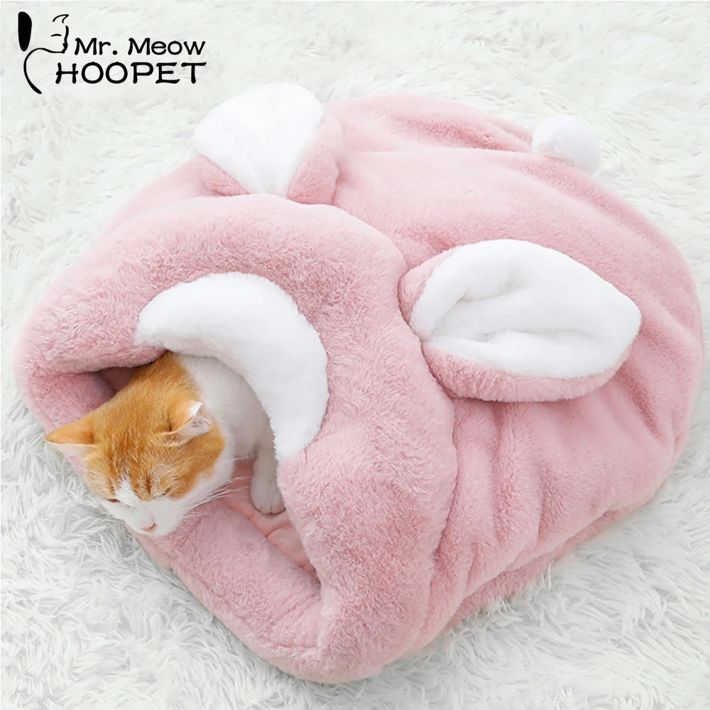 Hoopet кошка Милая корзина в форме кролика домик для кошки питомник для собаки щенка дома спящий питомник Тедди удобный дом