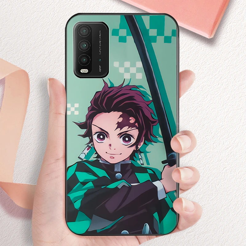 

Japan Anime Demon Slayer Phone Case For Xiaomi Redmi Note 9 Pro 5G 9 Pro MAX 10X 4G 5G Pro 5G Kimetsu No Yaiba Soft Cover Fundas