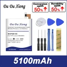 Аккумулятор DaDaXiong BOP6B100 5100 мА  ч, литий-ионный, для HTC ONE M8 2 M8T M8X M8D E8 M8SW M8ST M8SD