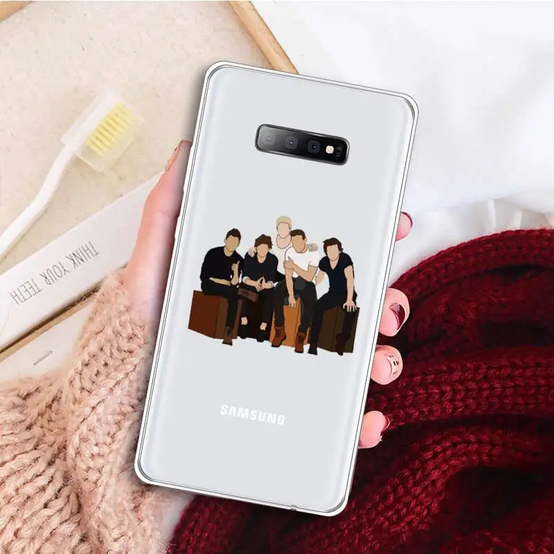 

One Direction fashiopn Phone Case Transparent for samsung A 21s 50 71 S 8 9 20 20fe note 10 20 ultra plus